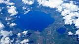 Fototapeta  - Views from high on the Italian Lakes, Italy.