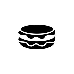 Poster - macaron, food, pastry icon. Element of bakery and desert isolated icon. Premium quality graphic design icon. Signs and symbols collection icon for websites, web design