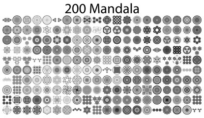 various mandala collections - 200