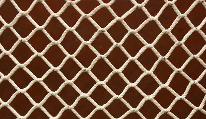 Strong white rope nets