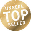 goldener Button Unsere Top Seller zerkratzt