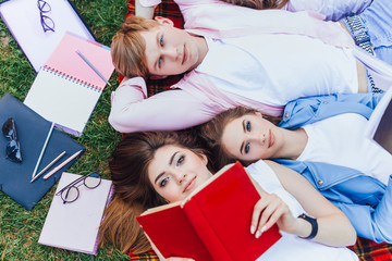 Wall Mural - Students in the University