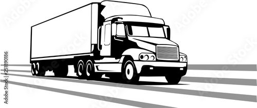 Download Tractor Trailer Vector Illustration - Buy this stock vector and explore similar vectors at Adobe ...