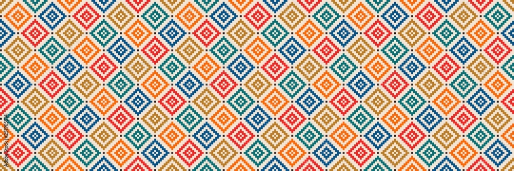 Aztec like style pattern illustration Stock Vector | Adobe Stock