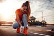 © ivanko80 - Woman preaparing for jogging