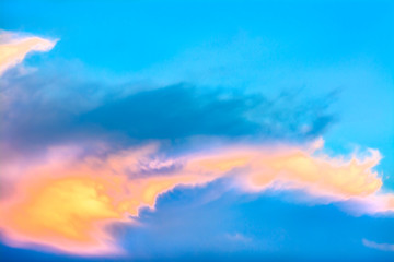 Wall Mural - blue sky with clouds