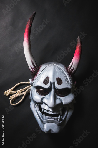 Download Japanese Oni Mask Or Giant Mask Used To Decorate Handmade From Original To Make It Look Dark And Art Buy This Stock Photo And Explore Similar Images At Adobe Stock Yellowimages Mockups
