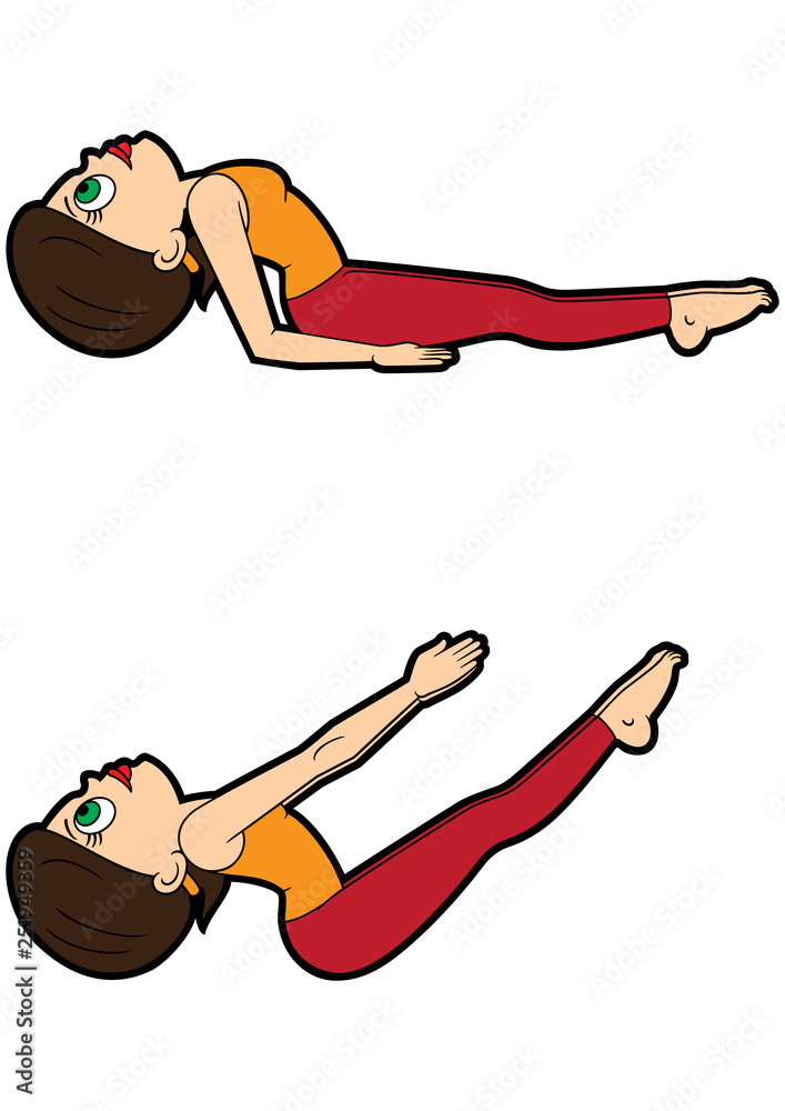 Fototapety Asana, fototapeta na wymiar BajeczneFototapety.pl