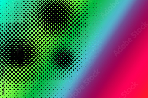 Duotone gradient dot background