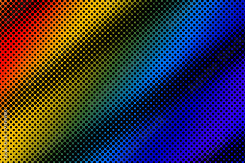Duotone gradient dot background