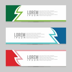 Sticker - Modern Banner Design Template. Vector Illustration. Eps 08.