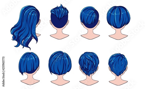 Cuadros en Lienzo Beautiful hairstyle of woman hair