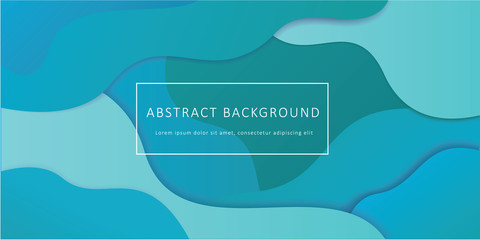 Leinwandbilder - abstract geometric fluid shape background