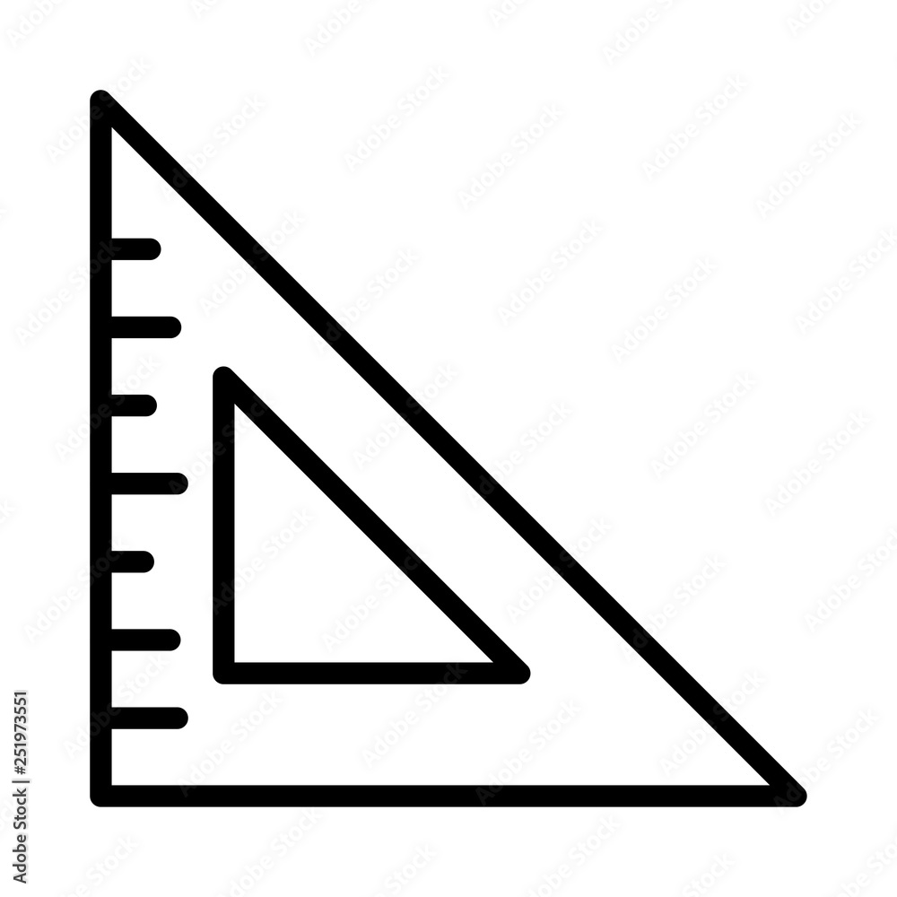 protractor measure geometry Stock Illustration | Adobe Stock