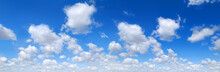 Panorama - Blue Sky And White Clouds
