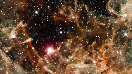 Wall Mural - Massive star concentration in outer space cluster burst flare light.  Contains public domain image from Nasa