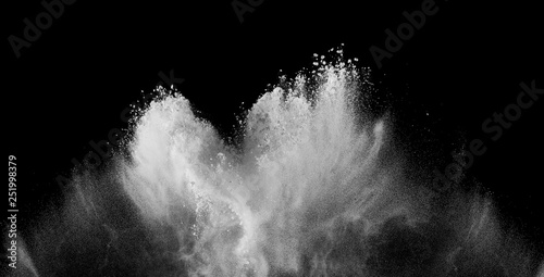 Cuadros en Lienzo dust powder flour background explosion