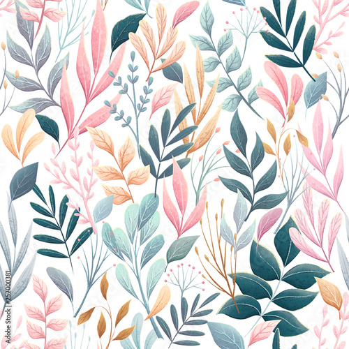 seamless floral pattern with flowers