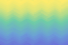 Wavy Gradient Pattern Consisting Of Small Shapes. Smooth Transition From Blue To Yellow. Seamless Texture. Vector Image