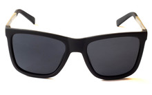 Black And Gold Sunglasses Isolated 
