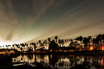 Wall Mural - Beautiful Sunset in California