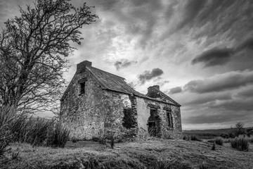 Old Stone Cottage in Ruins