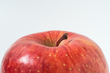 Red apple isolated on white. Apple Clipping Path