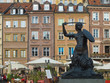 Statue in Warsaw Poland