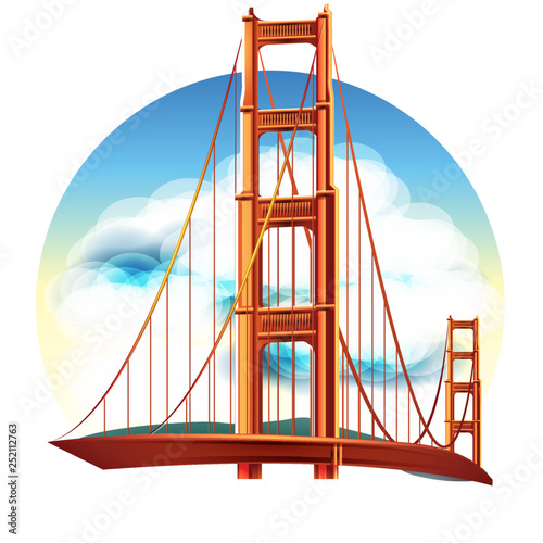 Obrazy most 3d   most-zlotej-bramy