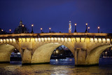 Fototapeta Paryż - Paris, France - January 26, 2019: Pont Neuf bridge is the oldest bridge in Paris