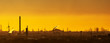 Panorama des Ruhrgebiets in der Abendsonne