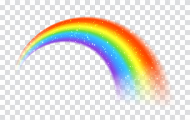 rainbow icon isolated on transparent background