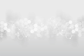 medical background design. geometric abstract background with hexagons.