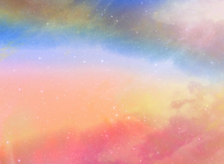 Wall Mural - holi abstract space background