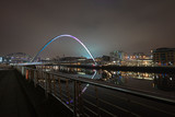 Fototapeta Tęcza - Gateshead Millennium Bridge