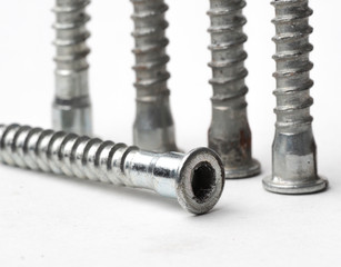 Stainless steel screws for fastening to workpieces in construction 