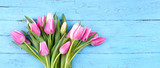 Fototapeta Tulipany - Tulpenstrauss zum Osterfest