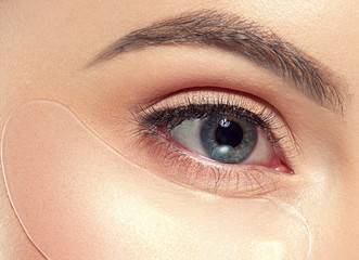 eyes cosmetic mask healthy eye skin woman beauty