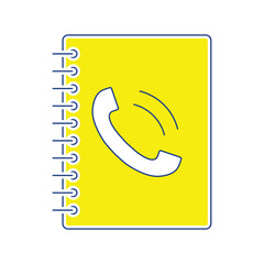 Sticker - Phone book icon