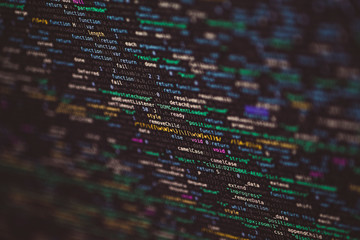 Wall Mural - html php java program code
