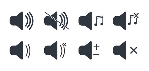 Aufkleber - Volume icon. The sound in the player. Bell icon.