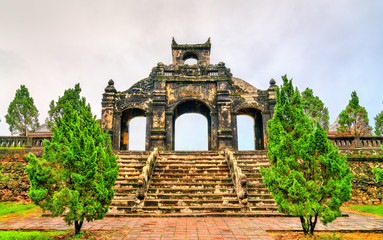 Canvas Print - The Temple of Literature in Hue, Vietnam