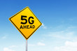 © Creativa Images - Road sign with 5G network symbol