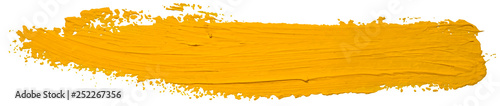 Fotomural Vector yellow oil brush stroke