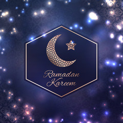 Canvas Print - Ramadan Kareem greeting card