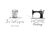 Sewing Machine Hobby Logotype