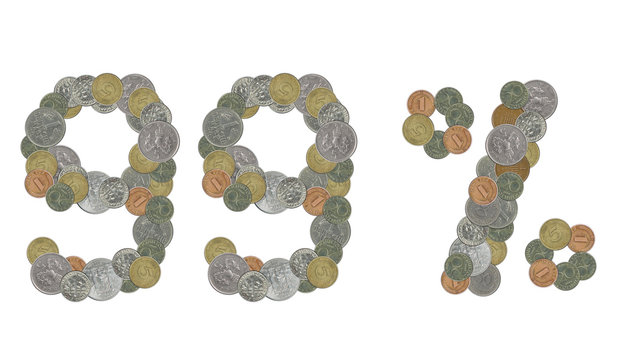 99 percent with old coins