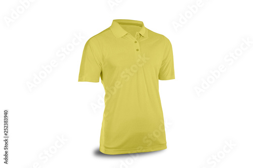 Download Yellow Shirt Mockup Isolated On White Background Blank Clothing For Design High Resolution Photo Buy This Stock Photo And Explore Similar Images At Adobe Stock Adobe Stock PSD Mockup Templates
