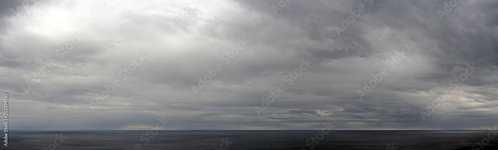 Gewitterwolken über der Adria - obrazy, fototapety, plakaty 