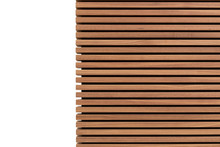 Wooden Slats. Natural Wood Lath Line Arrange Pattern Texture Background 